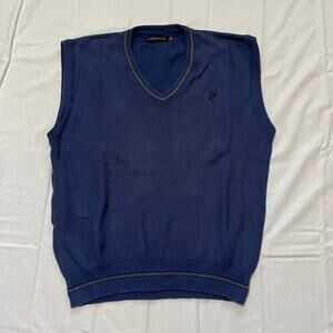 Vintage 90s Ashworth Golf Blue/Green Sweater Vest